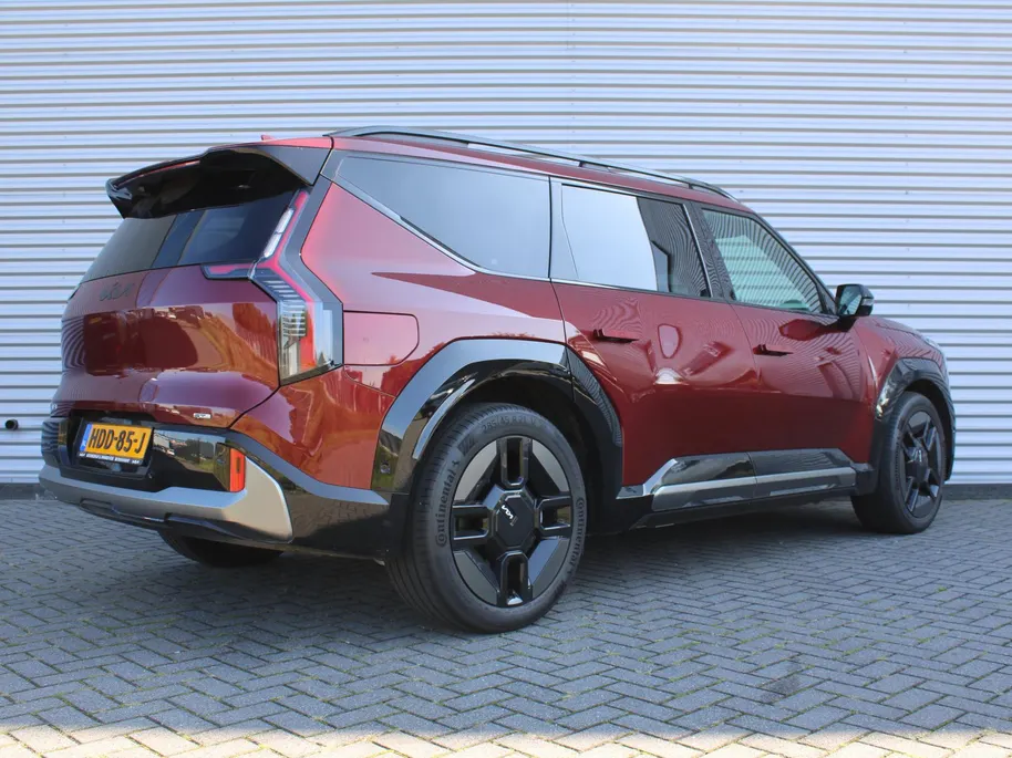 Kia EV9 GT-Line AWD 99.8 kWh | 7-zits | Stuur-/stoelverwarming + ventilatie v+a | 360 Camera | Schuifdak | Elek. stoelverstelling +  achterklep | HUD | Leer | 21" LM |