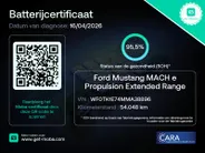 Ford Mustang Mach-E Extended RWD 98 kWh 294pk | 95,5% SOH | WLTP 610km rijbereik | Stoel- stuur en voorruitverwarming | Panorama dak | Elektrische stoelen | Technologypack +