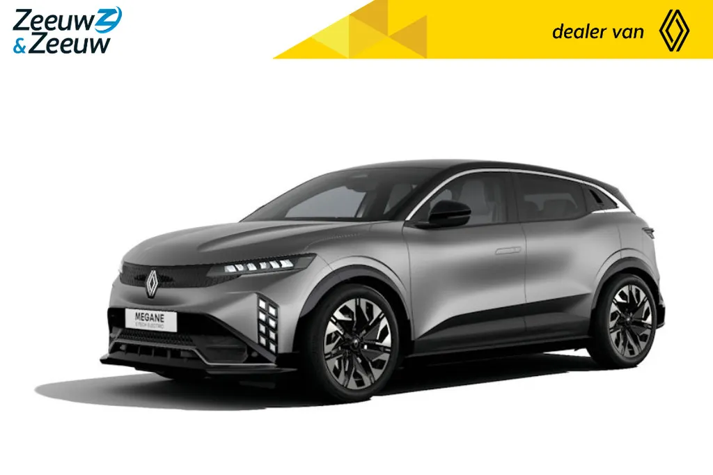 Renault Megane E-Tech Techno 67 kWh | Binnenkort in de showroom | Bestel nu uw nieuwe Renault Megane met € 1000,- Zeeuw en Zeeuw korting | Financier uw Megane tegen slechts 1,9% rente