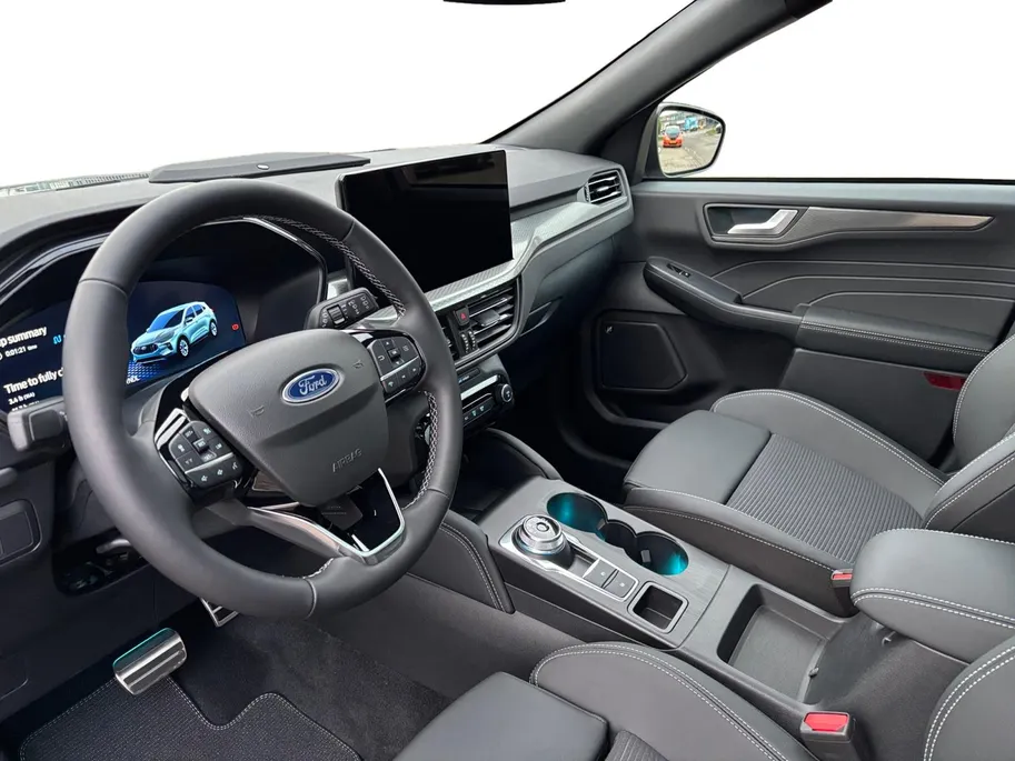 Ford Kuga 2.5 PHEV Sound Edition | Panoramadak | El. Trekhaak | B&O Premium Audio | 20' Lichtmetalen velgen | 360Camera | Adaptive Cruisecontrol | El. Achterklep | Dodehoekdetectie | Matrix Ledkoplampen | Unieke bekleding | El. Verst. voorstoelen |