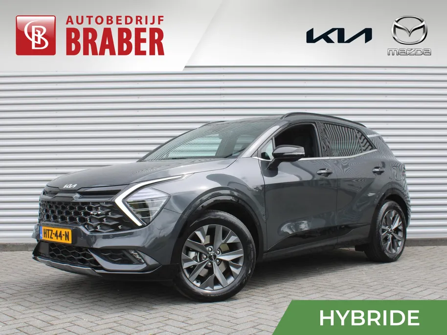Kia Sportage 1.6 T-GDi Hybrid GT-Line | Stuur-/stoelverwarming | Elek. stoelverstelling + achterklep | Schuifdak | 18" LM | Cruise adapt. | Camera |