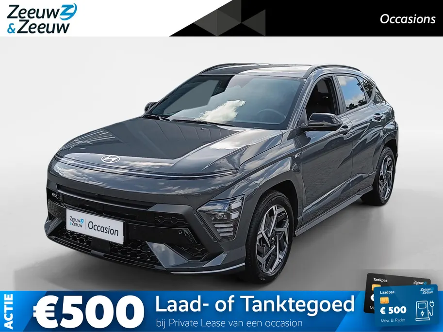 Hyundai Kona 1.6 GDi Hybrid N Line | Nu van €33.750 naar €32.450! | Adaptive Cruise Control | Dodenhoek detectie | Automatische achterklep