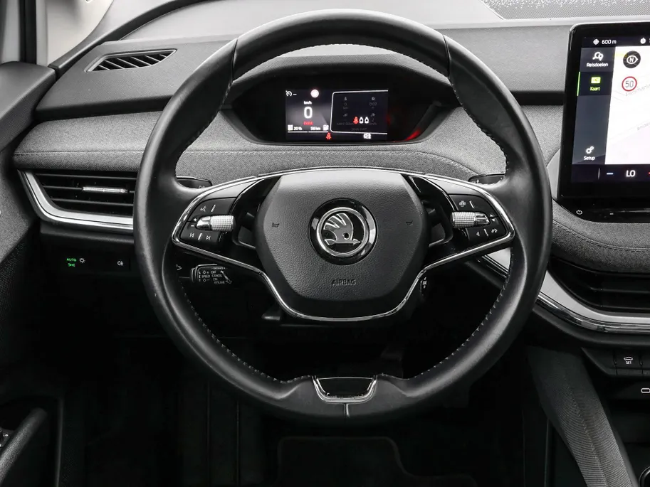 Škoda Enyaq Coupe iV 60 180pk · SOH 94,1% · Panoramadak · Camera · Apple/Android Car Play · 19'Velgen · Sfeerverlichting · Elek. Inklapbare Spiegels ·