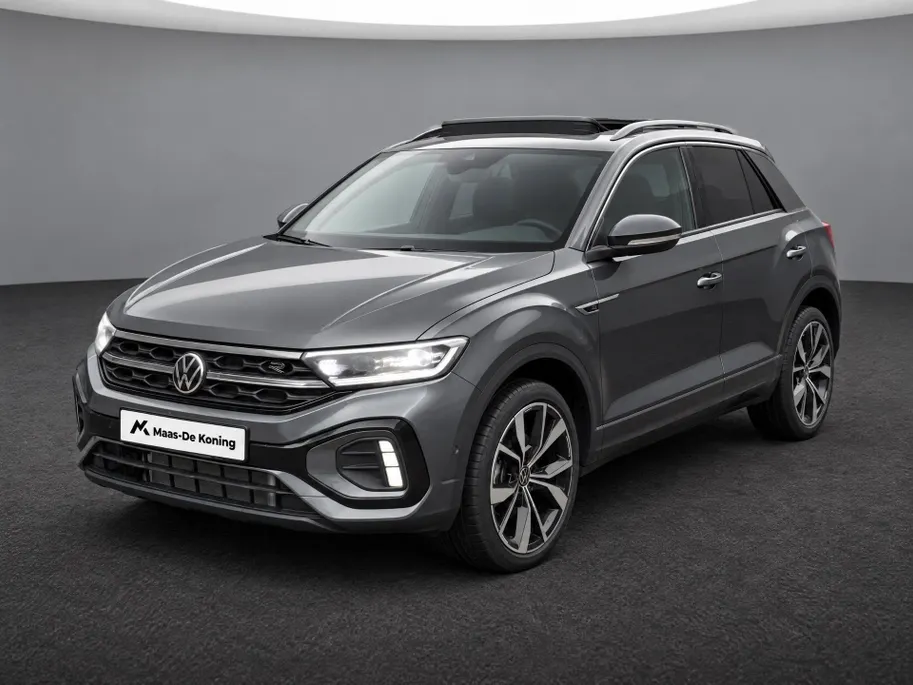 Volkswagen T-Roc 1.5 TSI 150pk DSG R-Line · Panoramadak · Camera · Keyless · Stuur- & Stoelverwarming · Elek. Achterklep · Dodehoeksensor · Garantie t/m 14-07-2027