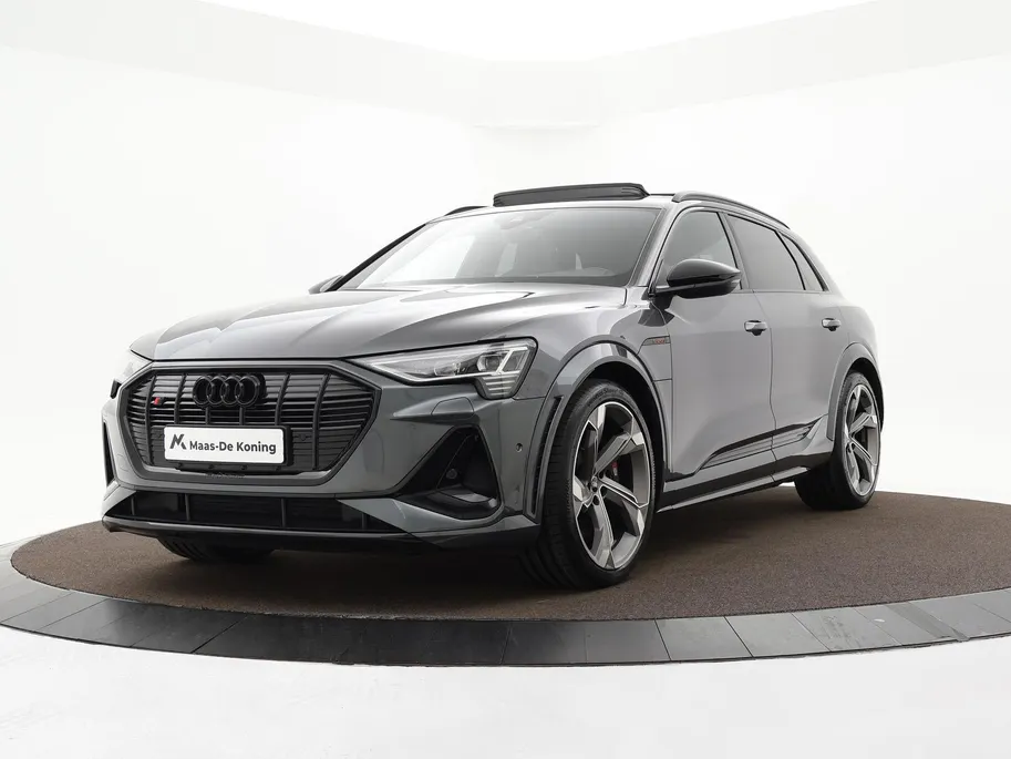 Audi e-tron S quattro 95 kWh 503pk · SOH 98,5% · Panoramadak · Luchtvering · Camera · Leder Valcona · B&O Sound · Keyless · 22'Velgen ·