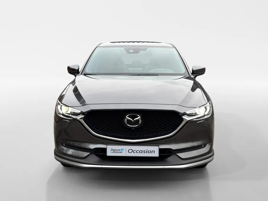 Mazda CX-5 2.0 SkyActiv-G 165 Signature | Schuif/kanteldak | 360 graden camera | Wegklapbare Trekhaak | Adaptieve Cruise Control | Navigatie | BOSE | Leder | 19' Lichtmetalen velgen
