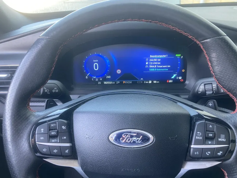 Ford Explorer 3.0 V6 EcoBoost PHEV ST-Line 457 pk AWD 7-persoons - trekhaak - Stoelverwarming/ Stoelkoeling Memoryfunctie bestuurdersstoel - B&O
