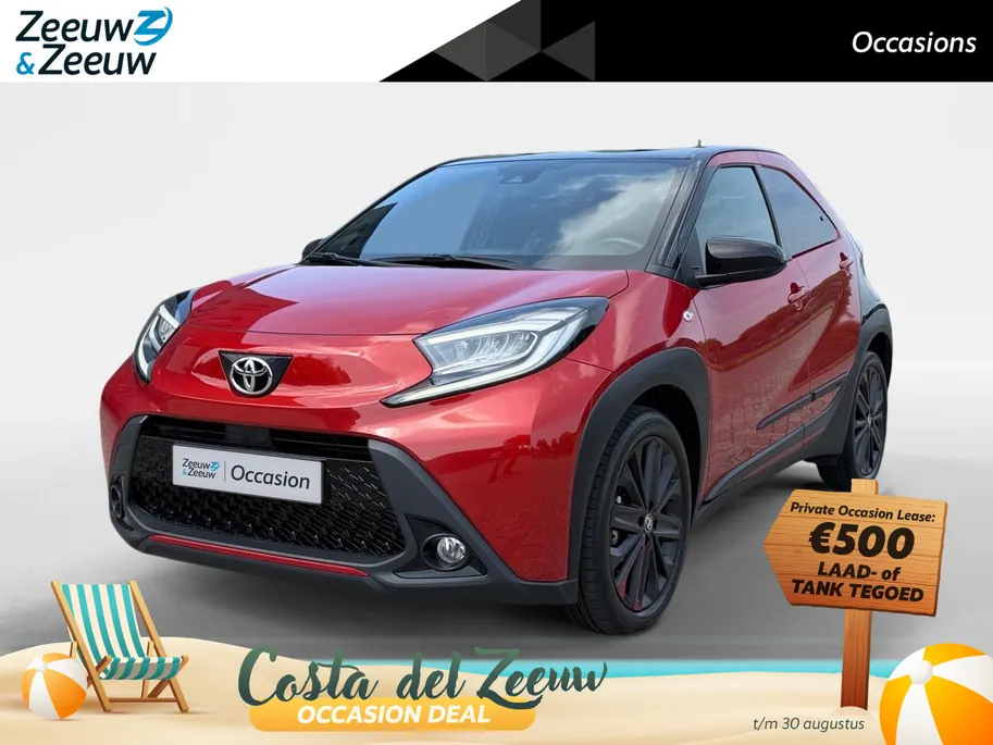 Toyota Aygo X 72PK VVT-i S-CVT Premium Automaat | 1e eigenaar | JBL Audio | Navi | Apple CarPlay/Android Auto | Adaptive Cruise Control | Licht & Regen Sensor | Lichtmetalen Velgen | Keyless Entry |