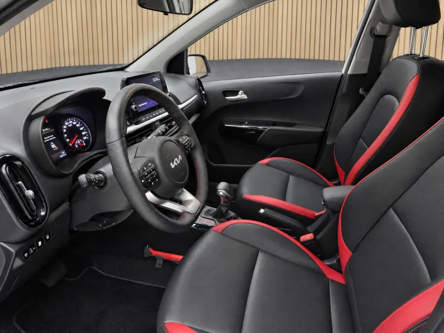 Kia Picanto 1.0 DPi GT-Line Dealer onderhouden | Navigatie | Leder interieur | Climate control | Lichtmetaal |