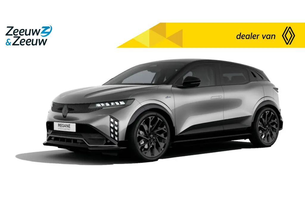 Renault Megane E-Tech Esprit Alpine 67 kWh | Binnenkort in de showroom | Bestel nu uw nieuwe Renault Megane met € 1000,- Zeeuw en Zeeuw korting | Financier uw Megane tegen slechts 1,9% rente