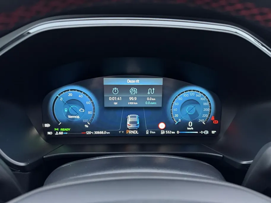 Ford Kuga 2.5 PHEV ST-Line X | NL auto | 243 pk | Automaat | El. Trekhaak | 2100KG Trekgewicht | Panorama Dak | Adapt. Cruise Control | BLIS | Winter pack | Verwarmbare Voorruit Matrix LED Koplampen | Fabrieksgarantie |