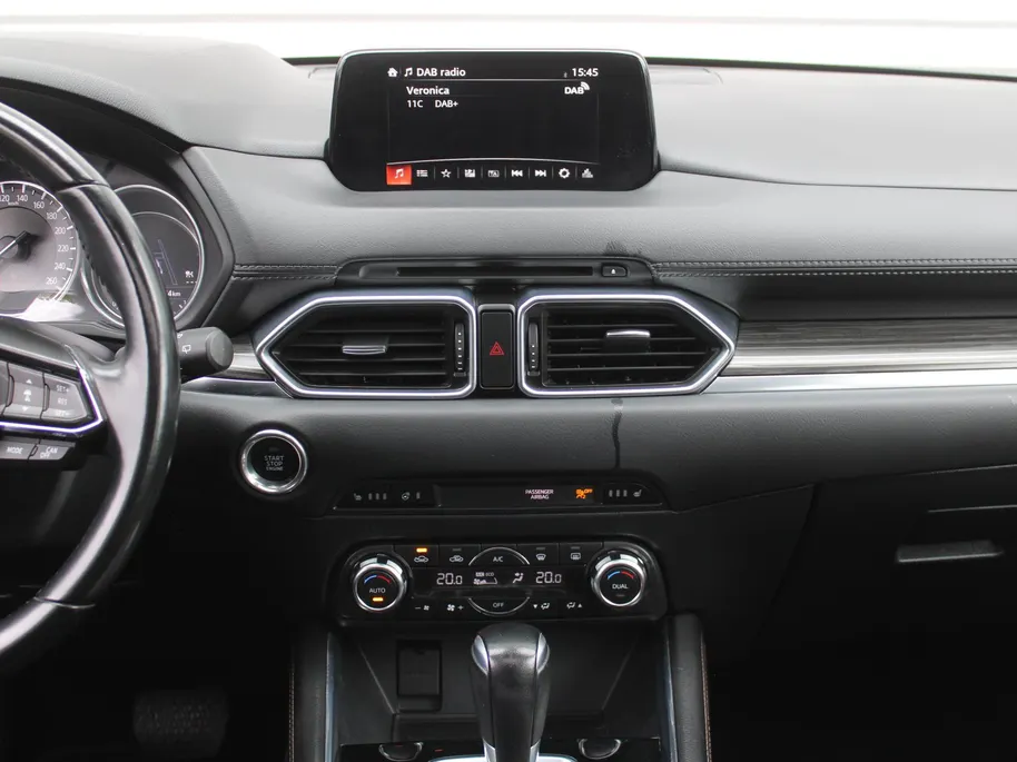 Mazda CX-5 2.5 SkyActiv-G 194 GT-M 4WD | Trekhaak | Stuur-/stoelverwarming | Leer | 19' LM | Navi | Schuifdak | Camera | HUD | LED | All season | 194 PK!! |