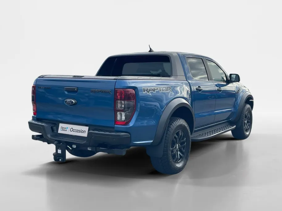 Ford Ranger 2.0 EcoBlue Raptor 213PK 4x4! | GRIJS KENTEKEN! 4| 2 persoons | Rollertop | Trekhaak | Navigatie | Elektrische stoelverstelling