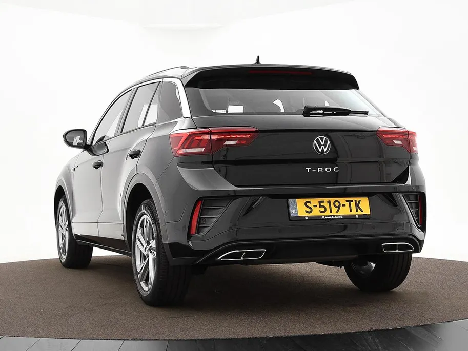 Volkswagen T-Roc 1.5 TSI 150pk DSG R-Line Business · Camera · Apple/Android Car Play · Stoelverwarming · Parkeerassistent · ACC · Draadloze Telefoonlader · Garantie t/m 12-04-2027 of 100.000