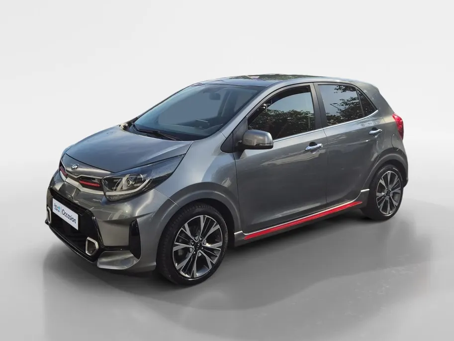 Kia Picanto 1.0 DPi GT-Line | Cruise Control | Climate Control | Camera | Navigatie | Lederen Bekleding | Stoelverwarming | Stuurverwarming |