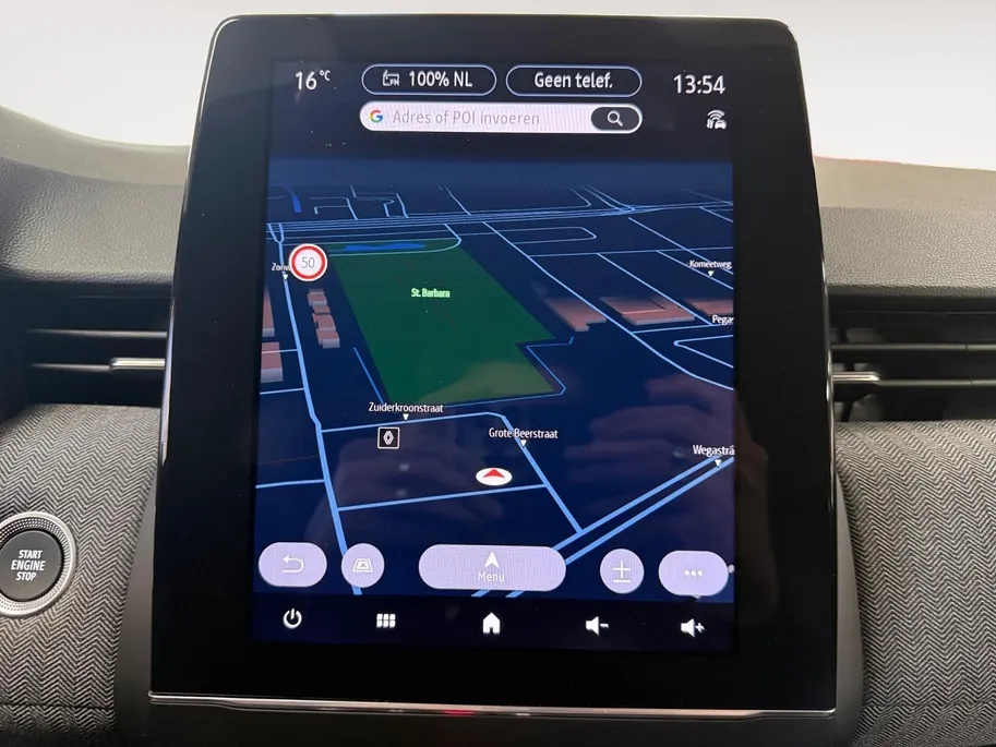 Renault Clio 1.0 TCe 90 GPF techno NAVI AIRCO CAMERA PARKEERSENSOREN ACHTER CRUISE CONTROL APPLE CARPLAY/ANDROID AUTO LM VELGEN ZEER MOOIE AUTO