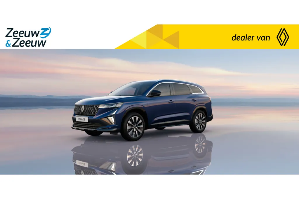 Renault Espace E-Tech full hybrid 200 esprit Alpine 5p. Nu met € 6.960,- Zeeuw en Zeeuw aktie korting.