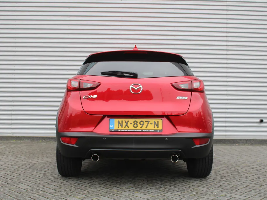 Mazda CX-3 2.0 SkyActiv-G 120 GT-M | Stuur-/stoelverwarming | Leer | Dodehoek detectie | Camera | Bose | HUD | LED | 18' LM | Cruise adapt. | Navi | Clima |