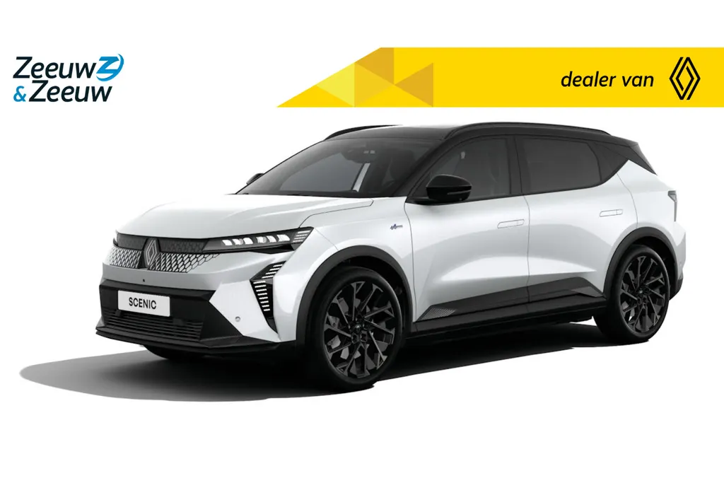 Renault Scénic E-Tech EV89 Long Range Esprit Alpine Nu te bestellen | de vernieuwde Scenic met 642KM actieradius | Bestel uw nieuwe Scenic met € 1.000,- Zeeuw en Zeeuw actiekorting! |