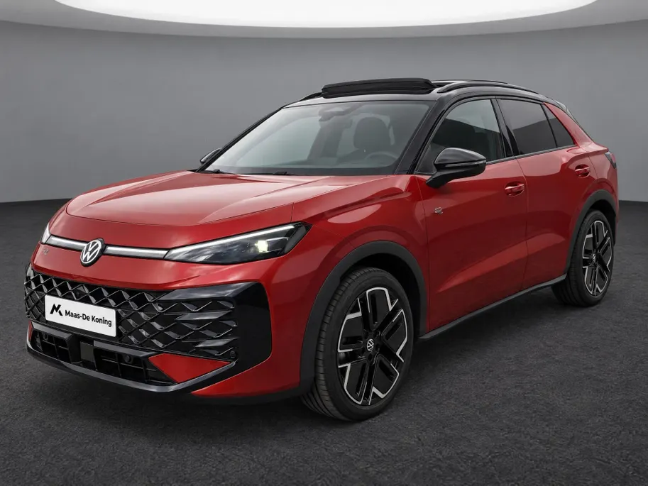 Volkswagen T-Roc 1.5eTSI/150PK R-Line Black Style · Panoramadak · Leder · 360°Camera · Trekhaak · Garantie t/m 18-01-2031 of 150.000km