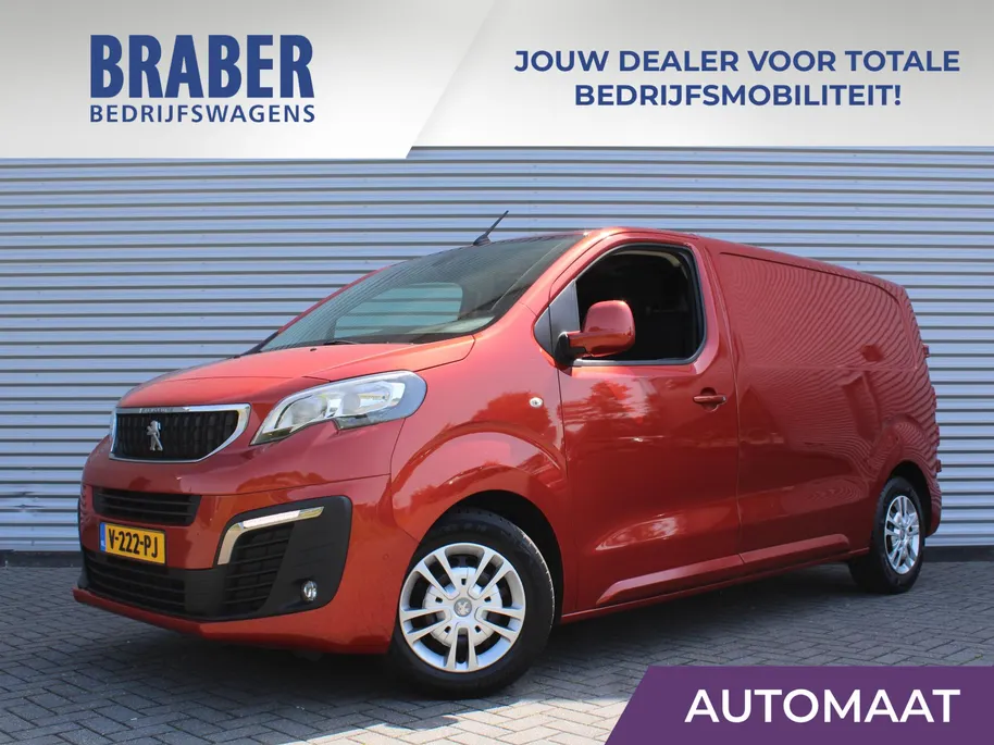 Peugeot Expert 227S 2.0 BlueHDI 180 Premium Pack | Trekhaak | Navi | Camera | Dodehoek detectie | Automaat | PDC | Airco | Cruise | Betimmerd | Betonplex vloer |