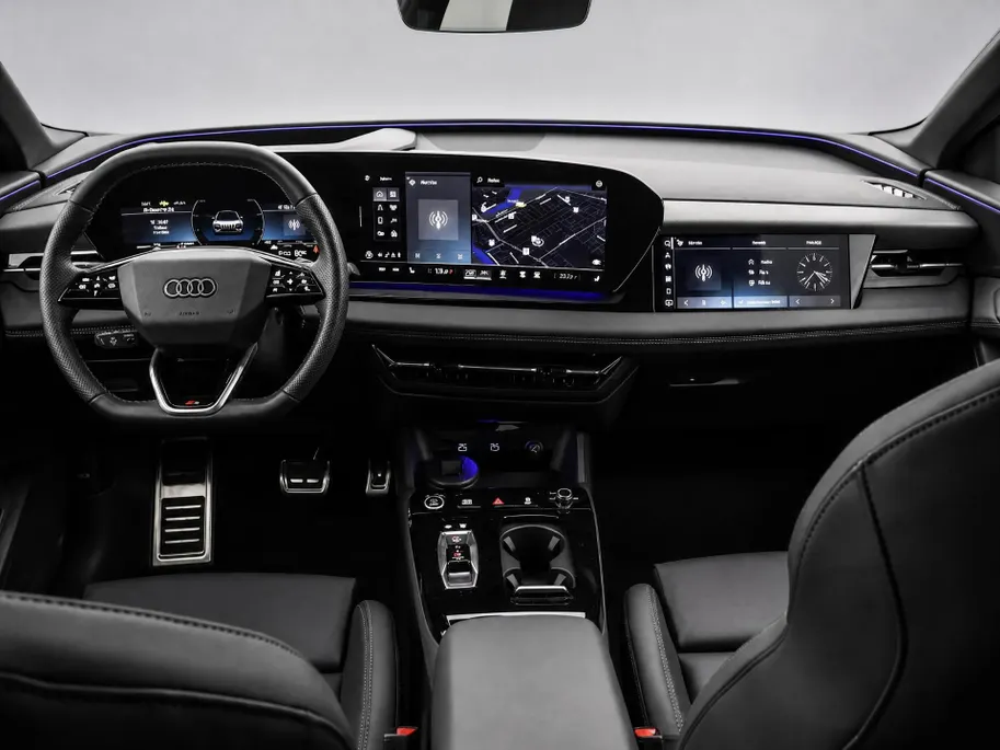 Audi Q6 e-tron Sportback S edition performance 100 kWh 306pk · SOH 97,5% · Panoramadak · 360 Camera · Wegklapbare Trekhaak · Bang & Olufsen · Leder · Warmtepomp · Head-Up · 20'' Inch · Garantie t/m 17-09-2030 of 100.000km