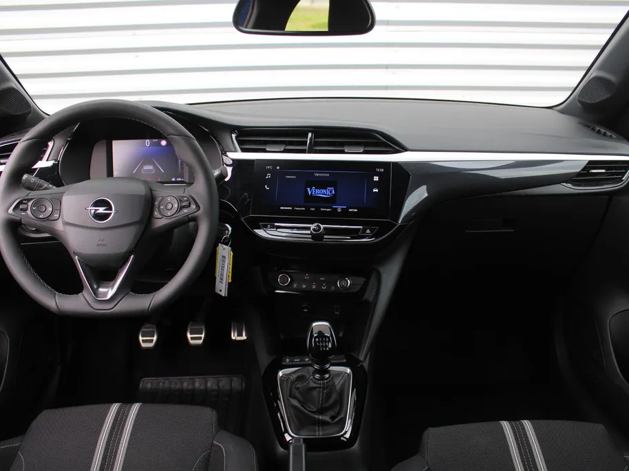 Opel Corsa 1.2 Turbo GS | Camera | Cruise | Parkeersensoren v+a | Dodehoeksensor | Apple Carplay/Android Auto | LED | 16' LM | Airco |