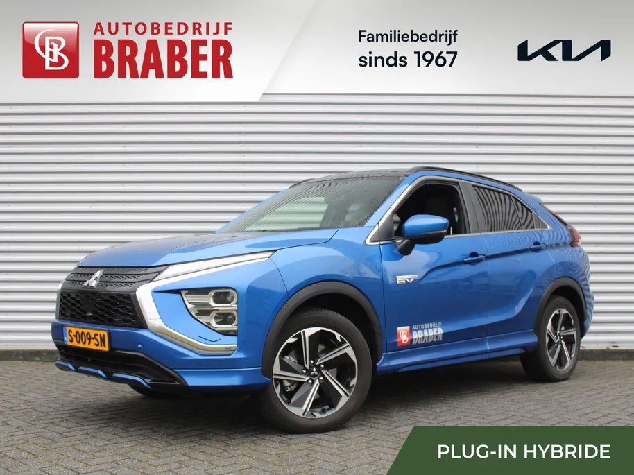 Mitsubishi Eclipse Cross 2.4 PHEV Instyle | BTW Auto | Stuur-/stoelverwarming | Leder | HUD | LED | Schuifdak | Dodehoek detectie | Clima | Cruise adapt. | 18' LM |