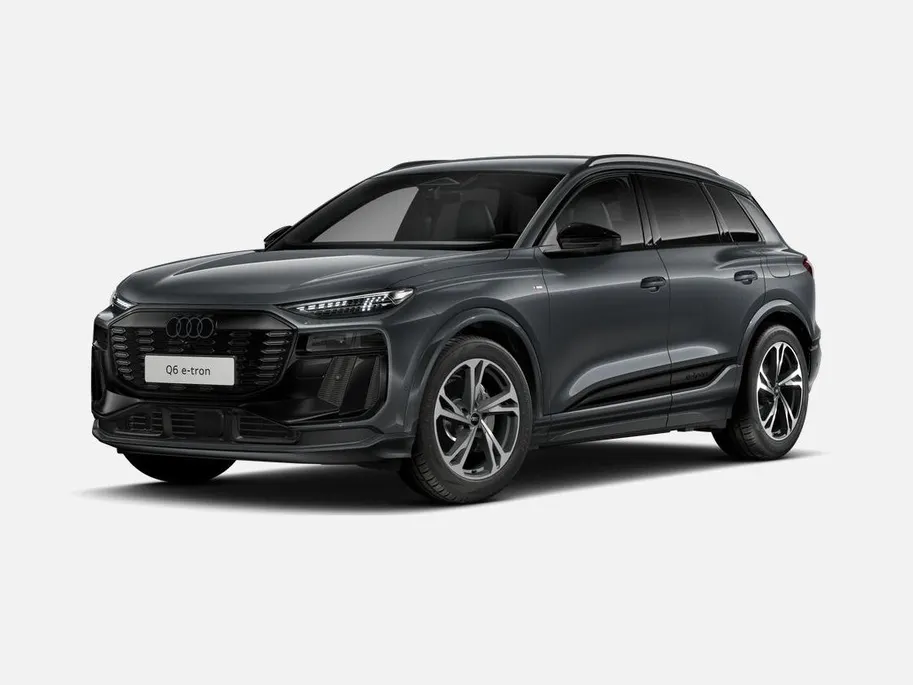 Audi Q6 e-tron S edition 83 kWh 252 PK · Trekhaak elek. wegklapbaar · Exterieurpakket zwart · Tech plus
