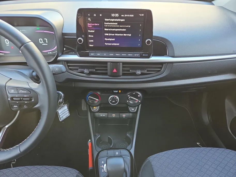 Kia Picanto 1.0 DPI DynamicLine Automaat | Metallic lak | Fabrieksgarantie | Carplay | Navigatie | Camera | NAP
