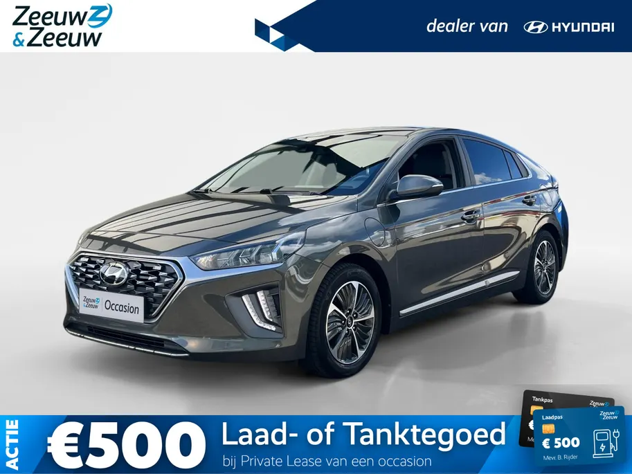 Hyundai IONIQ 1.6 GDi PHEV Premium 142PK | 52km elektrisch WLTP | Navigatie | Trekhaak | Climate Control | Apple Carplay & Android Auto | Parkeersensoren rondom | Stoel- en stuurverwarming |
