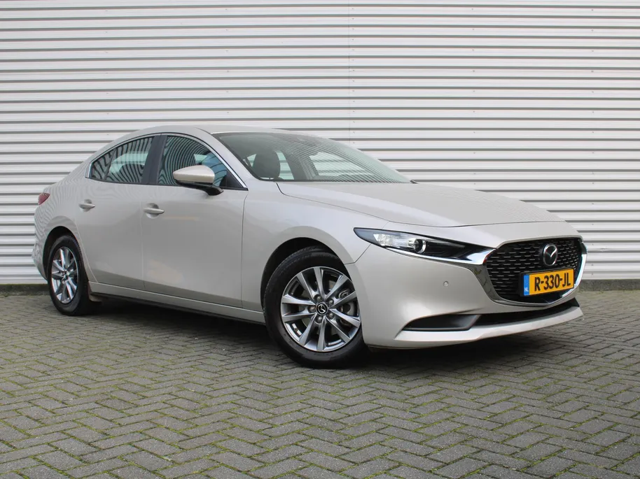 Mazda 3 2.0 e-SkyActiv-G M Hybrid 122PK 6MT Comfort | BTW Auto | Navi | Leder | Keyless | Camera | Elek. Stoelvers. |