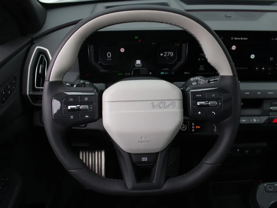 Kia EV5 GT-PlusLine 81.4 kWh | Schuifdak | Stuur-/stoelverwarming + ventilatie | Warmtepomp | 360 Camera | Elek. stoelverst. | Leer | HUD | LED | 19" LM |