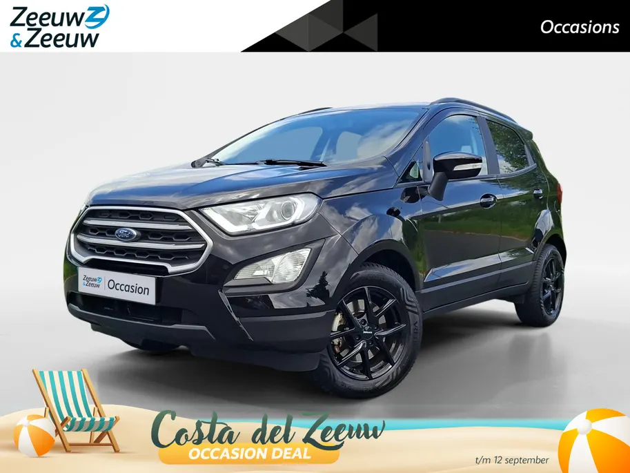 Ford EcoSport 1.0 EcoBoost Trend Ultimate | NL Auto | Privacy Glass | Navigatie | Zwarte Lichtmetalen velgen | Parkeersensoren | Cruise Control