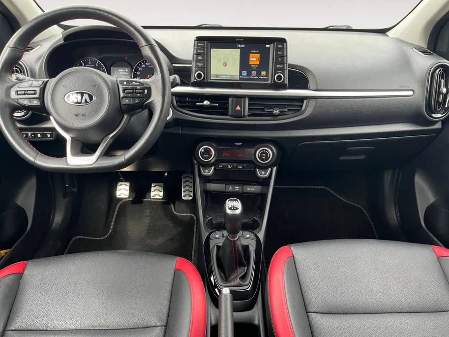 Kia Picanto 1.0 T-GDI GT-Line | 100 PK | Navigatie | Climate Control | Cruise Control | Parkeercamera | Kunstleder