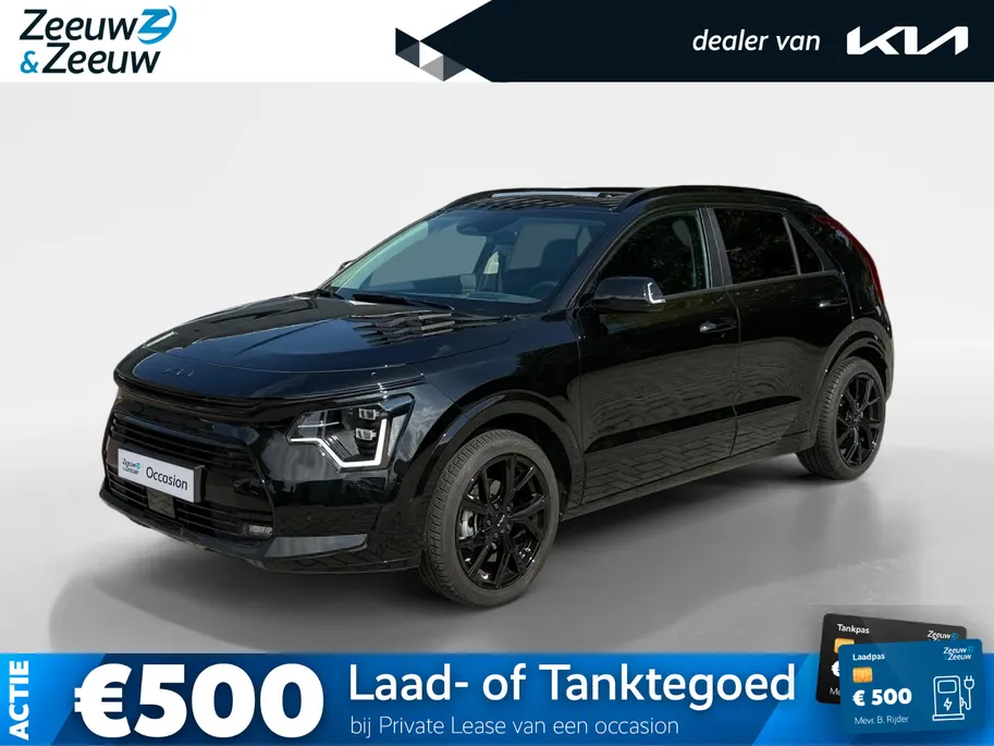 Kia Niro 1.6 GDi Hybrid DynamicPlusLine BlackPack | Dodenhoek detectie | Schuif Kanteldak| Leer | Stoel/Stuur verwarming | Elektrische Kofferbak |