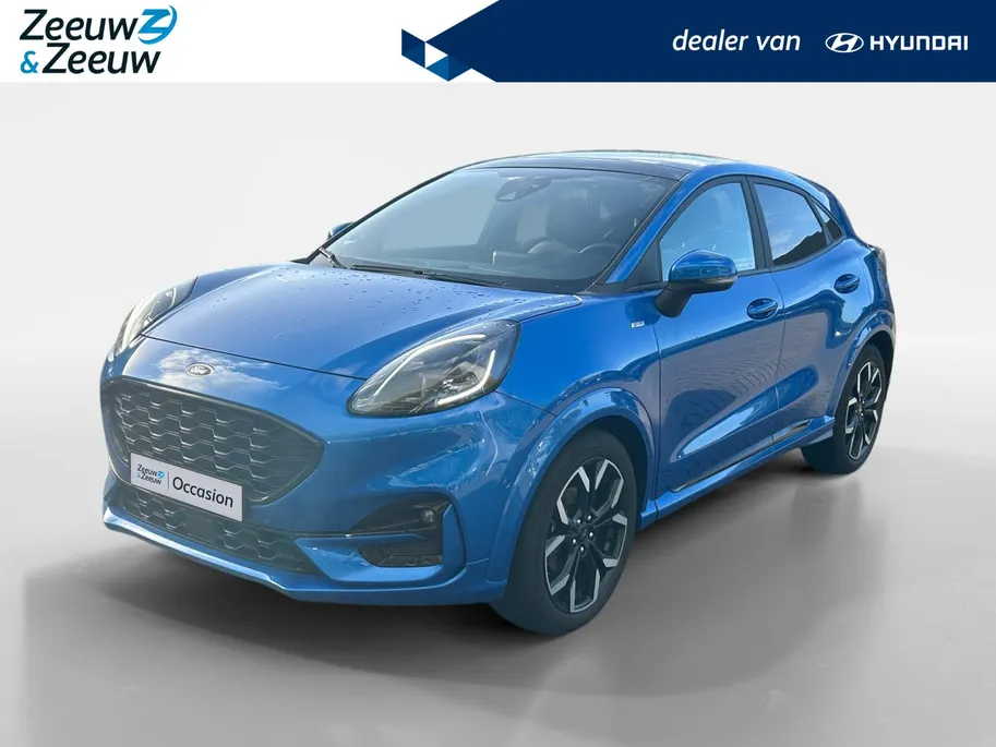 Ford Puma 1.0 EcoBoost Hybrid ST-Line X Panoramadak, zeer compleet! NU met 12 maanden garantie!
