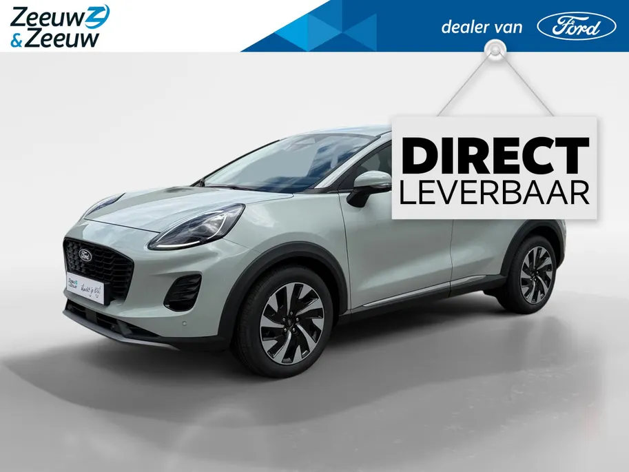 Ford Puma 1.0 EcoBoost Hybrid Titanium 125PK | Uit Voorraad Leverbaar | €5.000,- Ready Set Ford Bonus | 0,99% Ford Options | Afneembare Trekhaak | Winterpakket | Achteruitrijcamera | Parkeersensoren voor & achter | Apple Carplay & Android Auto