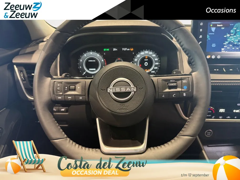 Nissan QASHQAI 1.3 MHEV Xtronic N-Connecta *Automaat*Panorama*Navi+Camera360*Climate*Adaptive Cruise*Stoel/Stuur Verw.*Luxe Auto!