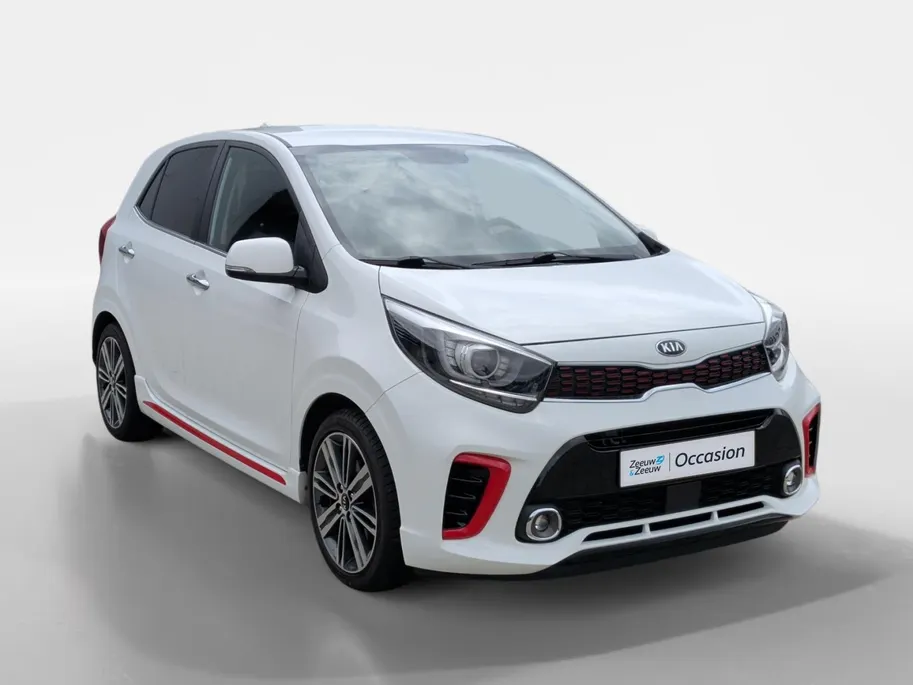 Kia Picanto 1.2 CVVT GT-Line | Vol opties | o.a. Stoelverwarming  | Leder  | Climate control etc!! | NU Rijklaarprijs! Incl.12 Maanden, APK, Onderhoudsbeurt etc! Premiumpakket gratis!