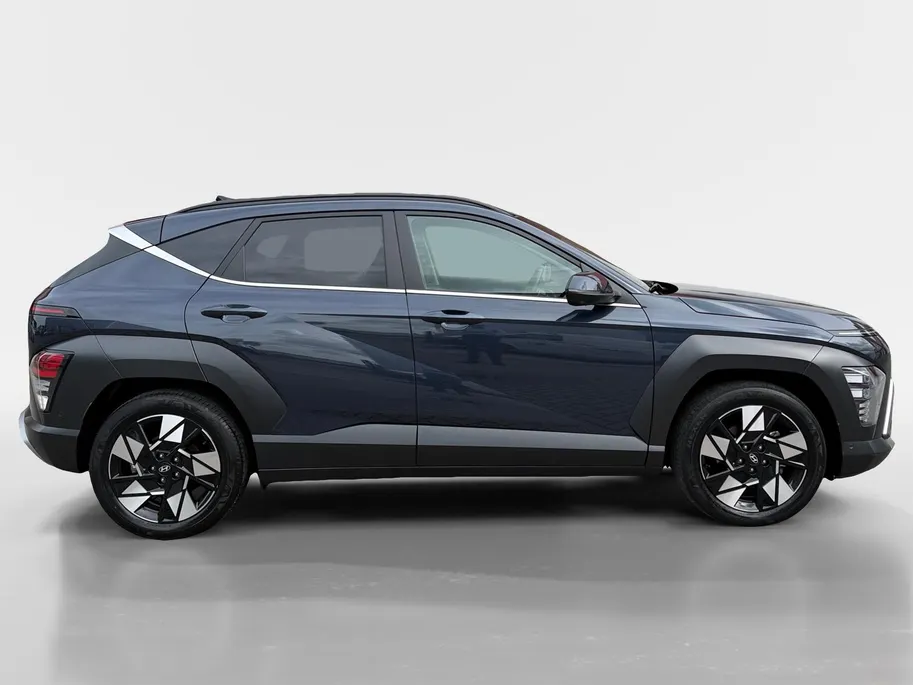 Hyundai Kona 1.6 GDI HEV Premium Sky | Schuif-kanteldak| Stoelverwarming/koeling| Lederen bekleding| Bose| Elektrische stoelen met geheugen| BOM VOL OPTIES