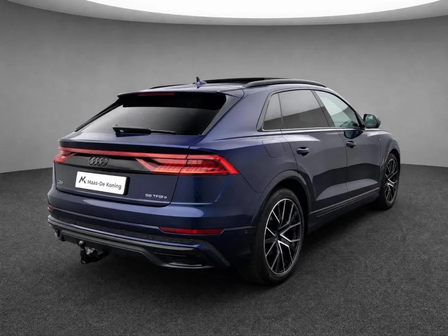 Audi Q8 55 TFSIe 280kW/381PK quattro Pro Line S · Panoramadak · Leder · 360°Camera + Parkeersensoren · Trekhaak ·