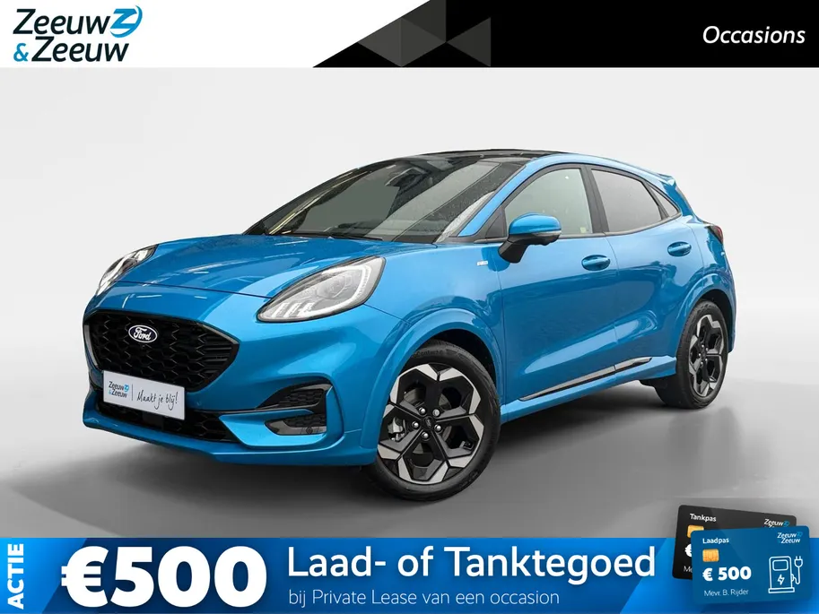 Ford Puma 1.0 EcoBoost Hybrid ST-Line X | Winterpack | Panorama dak | 360 Camera | Fabrieksgarantie | Matrix Led Koplampen |
