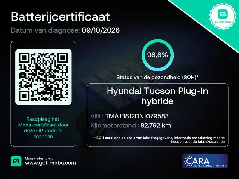 Hyundai Tucson 1.6 T-GDI PHEV N Line 4WD 265PK | 66km WLTP elektrisch | Navigatie | Apple Carplay & Android Auto | Adaptive cruise control | Parkeersensoren rondom | 360 camera | Stoelverwarming & koeling voor |