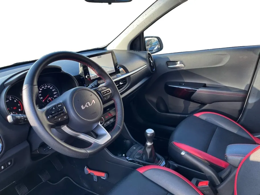 Kia Picanto 1.0 DPi GT-Line | Keyless entry | Climate control | Cruise control | LM-Velgen | Navigatie | Leren bekleding