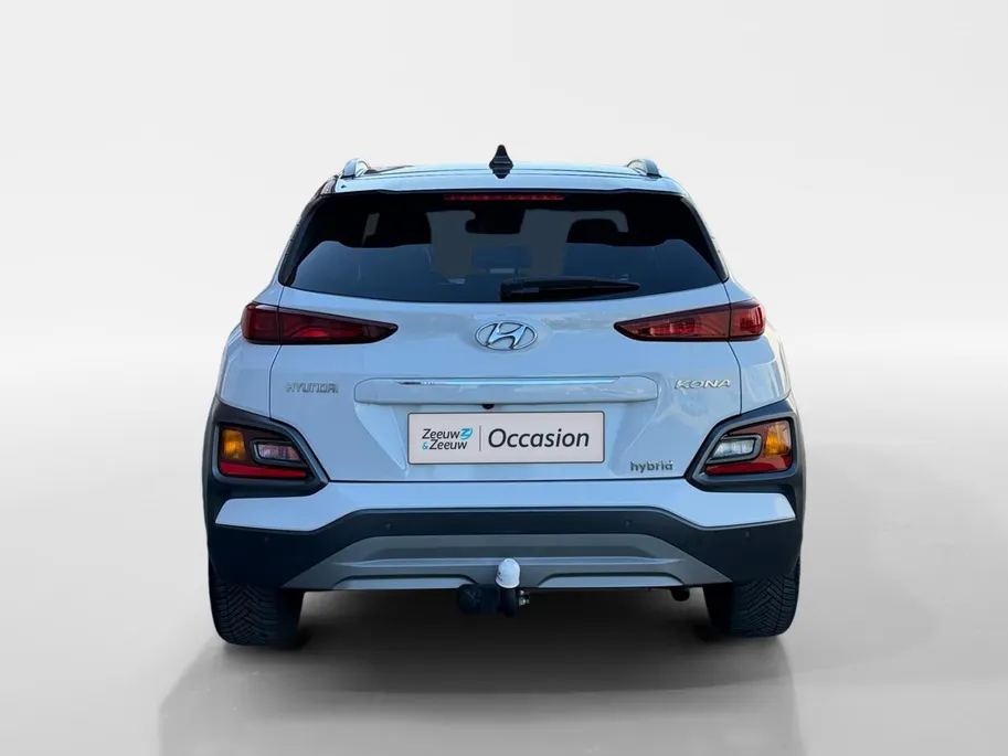 Hyundai Kona 1.6 GDI HEV Premium 105PK AUTOMAAT | Navigatie | Trekhaak| Two Tone| Climate Control| Stuur verwarming| Stoel verwarming|
