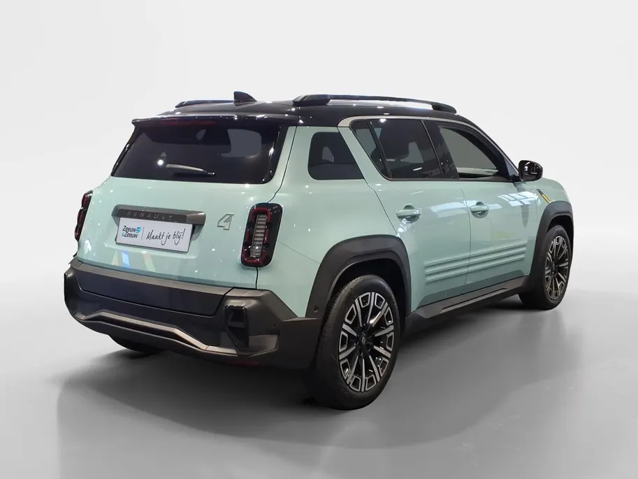 Renault 4 comfort range iconic 52 kWh | Direct leverbaar €1.800,- korting | Gratis 5 Jaar Garantie | LMV | Carplay | Adapter V2L | Elektrische achterklep |