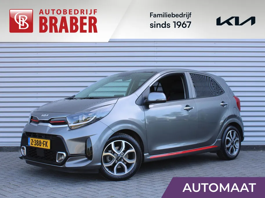 Kia Picanto 1.0 DPi GT-Line | Automaat | Cruise | Camera | Navi | 15' LM | All season | LED | Keyless | PDC |