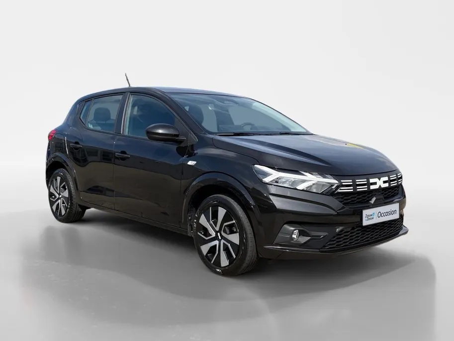 Dacia Sandero 90PK TCe Expression Automaat | Cruise Control | Parkeersensoren | Apple Carplay/Android Auto | Bluetooth | Armsteun | LED Koplampen | Licht & Regen Sensor |