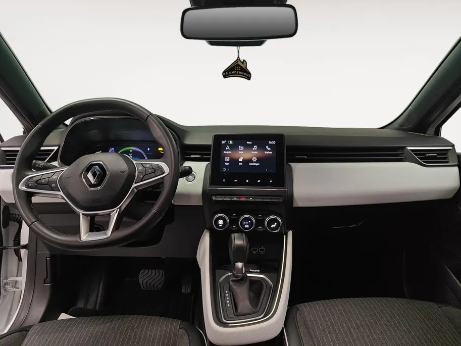 Renault Clio 1.6 E-Tech Hybrid 145 Techno AUTOMAAT NAVI AIRCO APPLE CARPLAY ANDROID AUTO CRUISE CONTROLE LM VELGEN PARKEERSENSOREN ZEER MOOIE AUTO